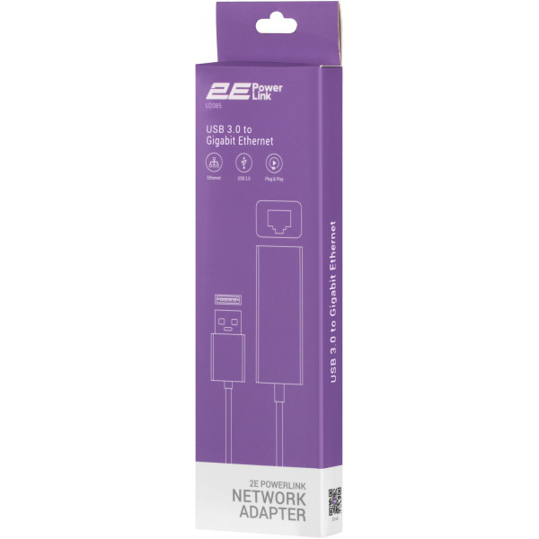 Фото - Перехідник USB - RJ-45 2E PowerLink U2085 (2E-U2085)
