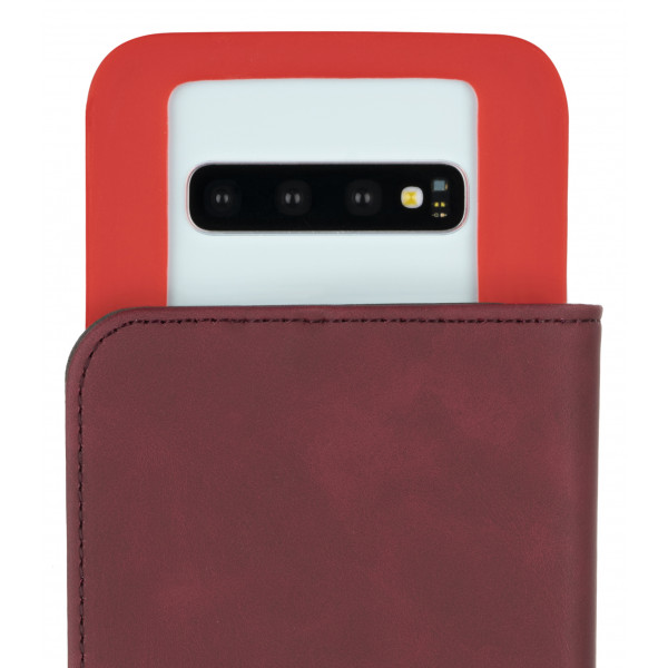 Фото - Чохол для смартфону 2E Basic 5.5-6 Eco Leather Сarmine red (2E-UNI-5.5-6-HDST-CRD)