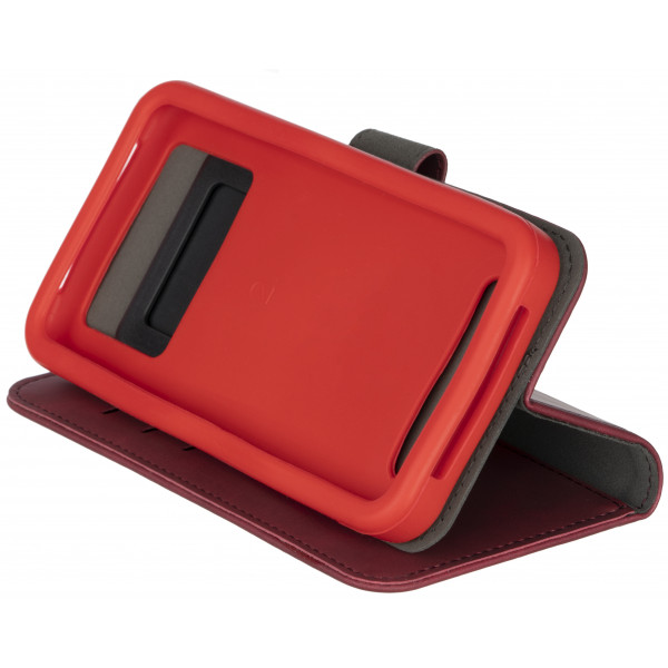 Фото - Чохол для смартфону 2E Basic 5.5-6 Eco Leather Сarmine red (2E-UNI-5.5-6-HDST-CRD)