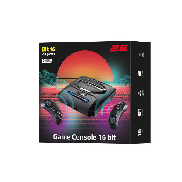 Фото - Ігрова приставка портативна 2E 16bit HDMI (2 бездротових геймпада, 913 ігор)