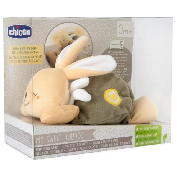 Фото - М'яка іграшка Chicco грілка Тепле зайченя серії My Sweet Dou Dou (12161.00)