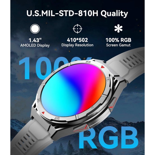 Фото - Смарт-годинник OUKITEL BT12 Grey