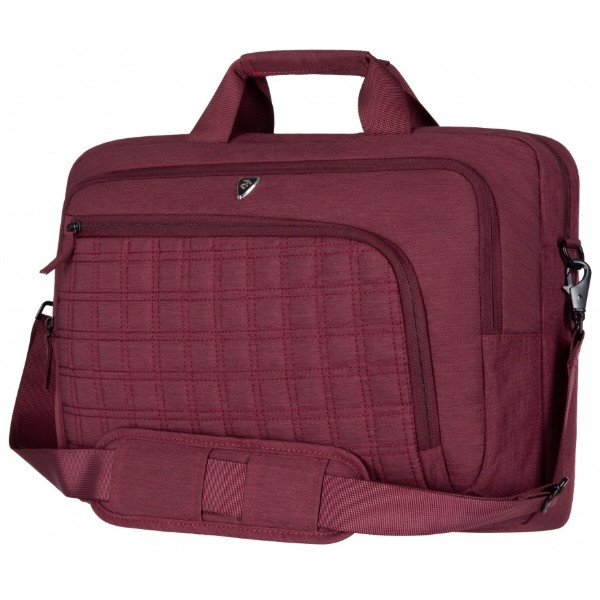 Фото - Сумка для ноутбуку 2E 2E-CBN9198BG CrossSquares 16'' Burgundy
