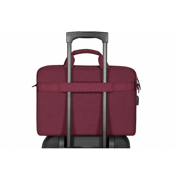 Фото - Сумка для ноутбуку 2E 2E-CBN9198BG CrossSquares 16'' Burgundy