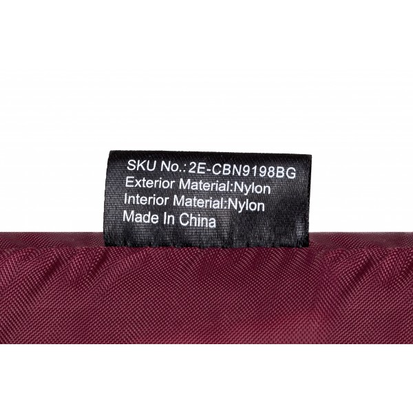 Фото - Сумка для ноутбуку 2E 2E-CBN9198BG CrossSquares 16'' Burgundy
