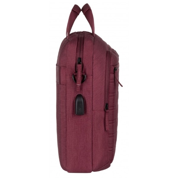 Фото - Сумка для ноутбуку 2E 2E-CBN9198BG CrossSquares 16'' Burgundy