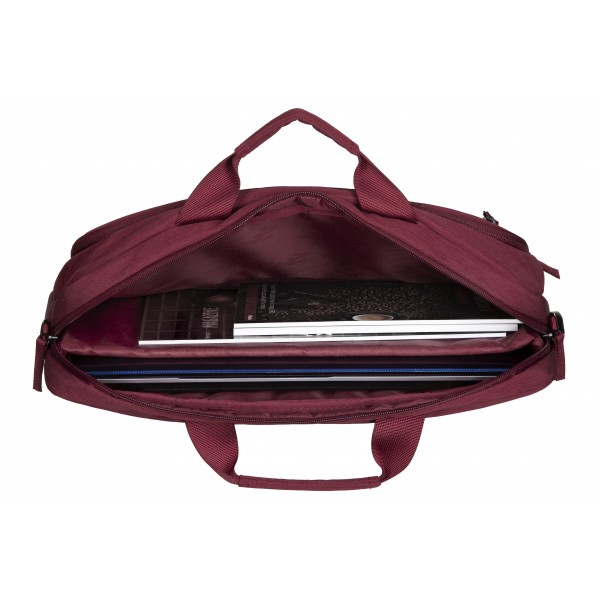 Фото - Сумка для ноутбуку 2E 2E-CBN9198BG CrossSquares 16'' Burgundy