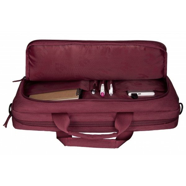 Фото - Сумка для ноутбуку 2E 2E-CBN9198BG CrossSquares 16'' Burgundy
