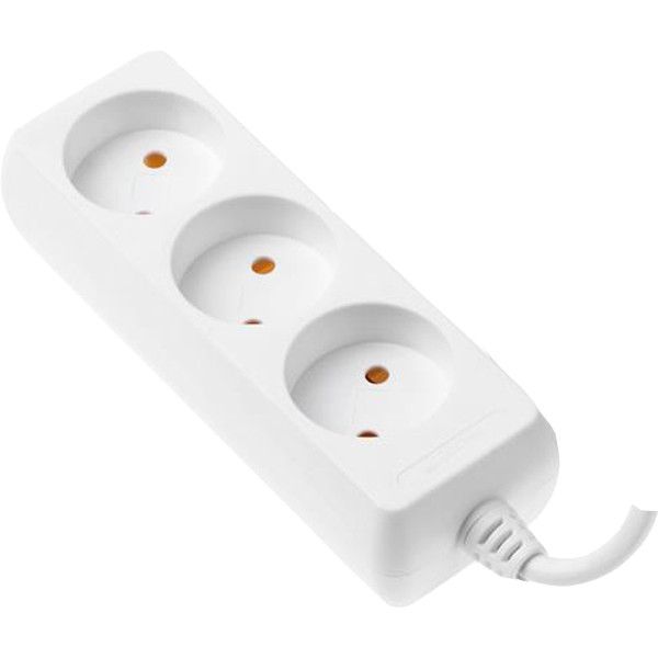 Фото - Подовжувач 220В 2E 3 розетки 1.8m White (2E-U03M1.8)