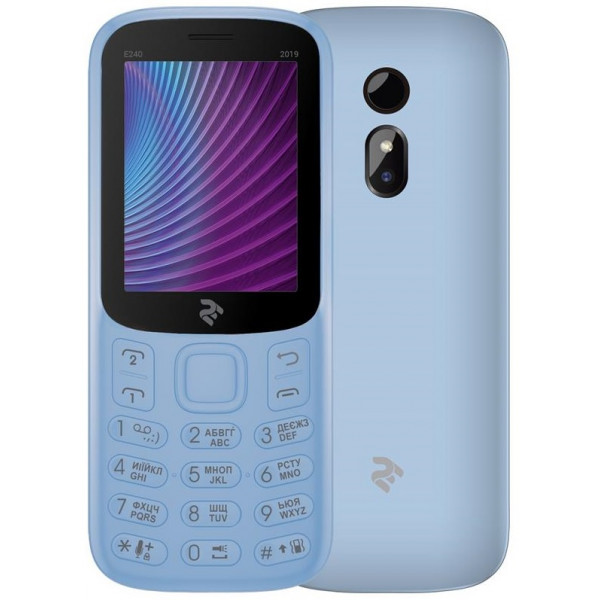 Фото - Мобильный телефон 2E E240 2019 Dual Sim City Blue Фото - Мобильный телефон 2E E240 2019 Dual Sim City Blue