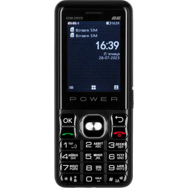 Фото - Мобільний телефон 2E E240 2023 Dual Sim Black (688130251068)