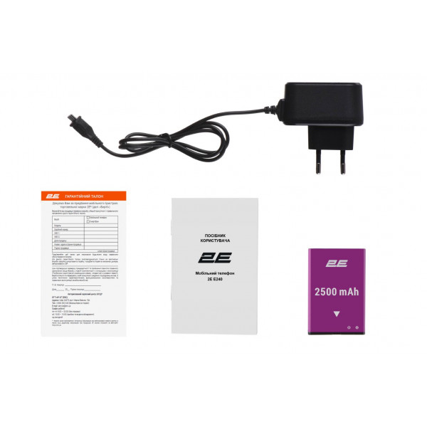 Фото - Мобільний телефон 2E E240 2023 Dual Sim Black (688130251068)