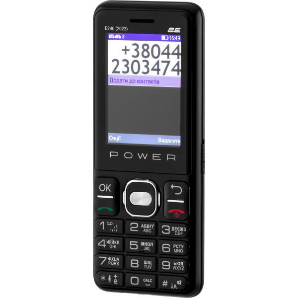 Фото - Мобільний телефон 2E E240 2023 Dual Sim Black (688130251068)