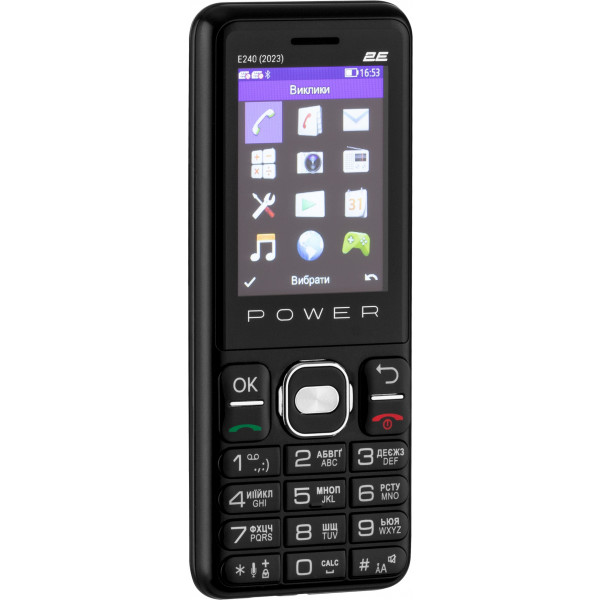 Фото - Мобільний телефон 2E E240 2023 Dual Sim Black (688130251068)