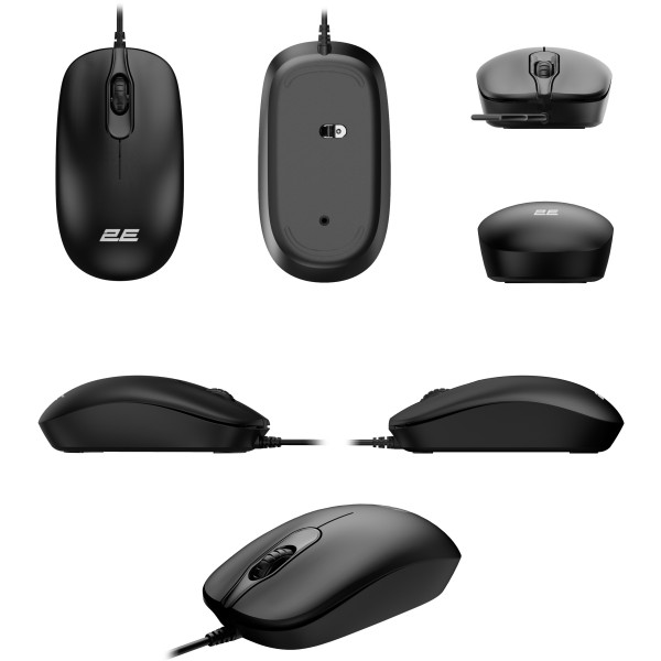 Фото - Мышь проводная 2E MF405, USB-A, Black (2E-MF405UBK)