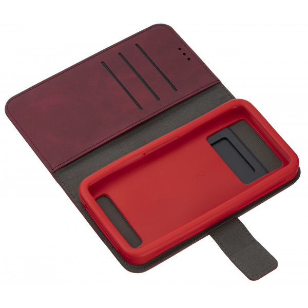 Фото - Чохол для смартфону 2E Silk Touch 6-6.5" Сarmine Red (2E-UNI-6-6.5-HDST-CRD)