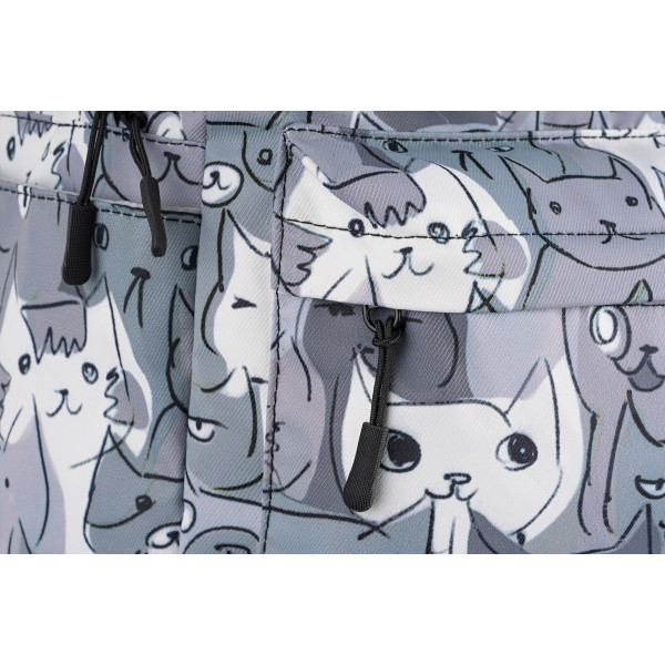 Фото - Рюкзак для ноутбуку 2E TeensPack 13'' Cats Grey (2E-BPT6114GC)