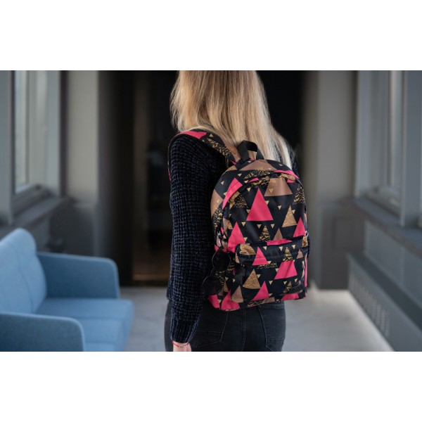 Фото - Рюкзак для ноутбуку 2E TeensPack 13'' Triangles (2E-BPT6114BK) Black