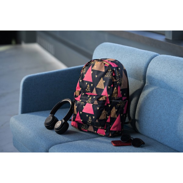 Фото - Рюкзак для ноутбуку 2E TeensPack 13'' Triangles (2E-BPT6114BK) Black