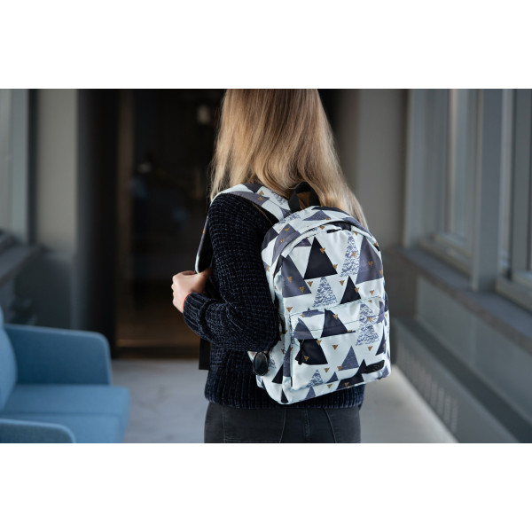 Фото - Рюкзак для ноутбука 2E TeensPack 13'' Triangles  White (2E-BPT6114WT)