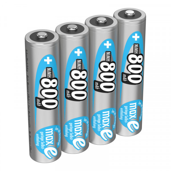 Фото - Акумулятор тип AAA Ansmann AAA 4 X 800 mAh NiMH 1.2V maxE PREMIUM (5035042)