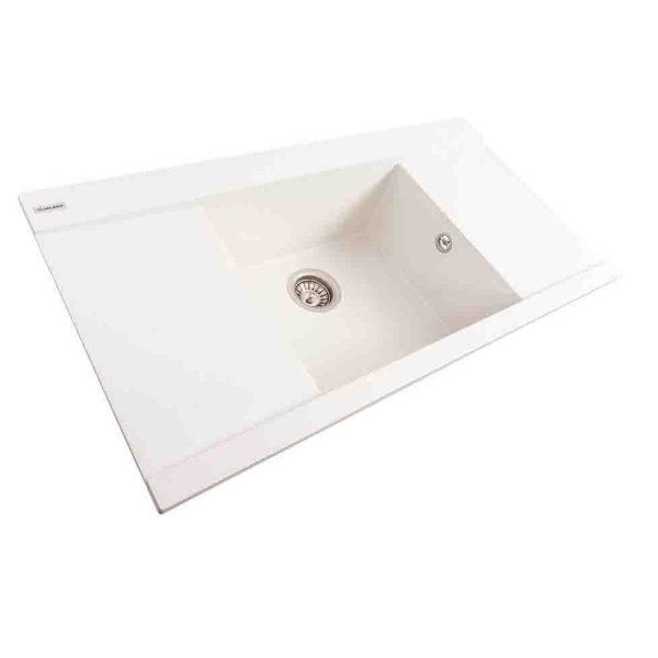 Фото - Мийка кухонна VALESO 9651 ATLAS матова Білосніжна