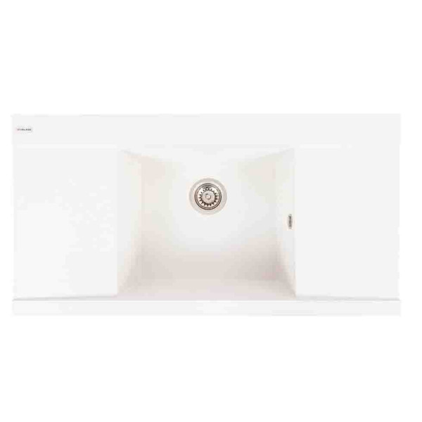 Фото - Мийка кухонна VALESO 9651 ATLAS матова Білосніжна Фото - Мийка кухонна VALESO 9651 ATLAS матова Білосніжна