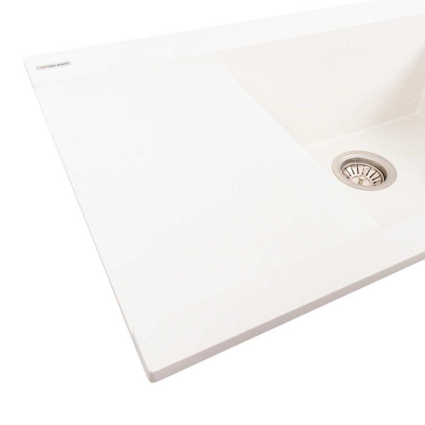 Фото - Мийка кухонна VALESO 9651 ATLAS матова Білосніжна