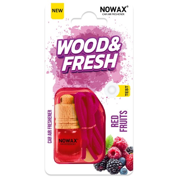 Фото - Ароматизатор для авто NOWAX WOOD&FRESH - Red Fruits (NX92082)