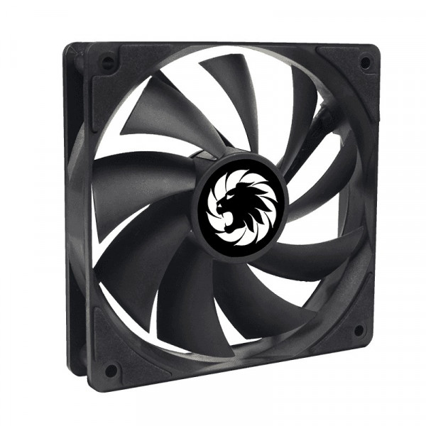Фото - Уцінка - Корпусний вентилятор Gamemax 120mm Black (GMX-WFBK-BK)