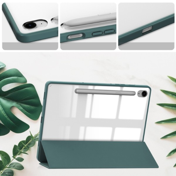 Фото - Чехол для планшета BeCover Soft Edge с креплением для стилуса for Samsung Galaxy Tab S9 (SM-X710/SM-X716)/S9 FE (SM-X510/SM-X516B) 11.0'' Dark Green (710440)