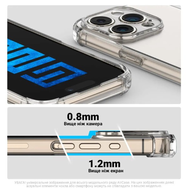 Фото - Чехол для смартфона Armorstandart Air Force for Xiaomi Poco F9 Pro 5G Camera cover Clear (ARM92736)