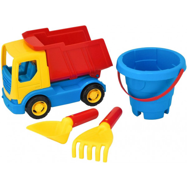 Фото - Базовий ігровий транспорт для малюка Tigres "Tech Truck" з набором для піску 4ел., Tigres (39829)