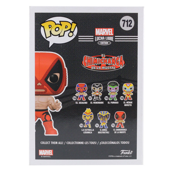 Фото - Коллекционная фигурка FUNKO POP! Bobble: Marvel: Luchadores: Deadpool 53874 (FUN2549862)