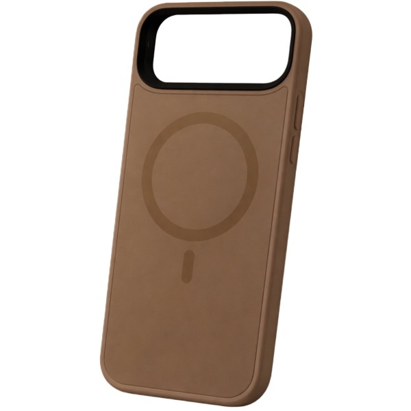 Фото - Чохол для смартфону BeCover FIBRA ArcLine Case with MagSafe for Apple iPhone 17 Pro Brown (715383)