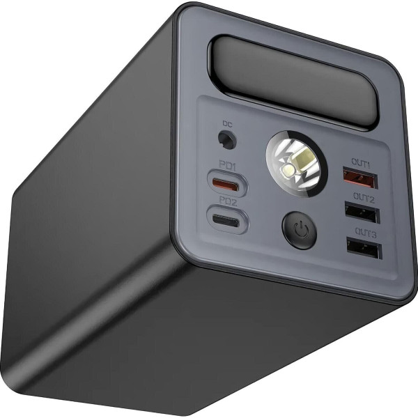 Фото - Батарея мобільна HOCO J138 Distant 22.5W PD20W DC12V +LED 60000 mAh Black (715358)