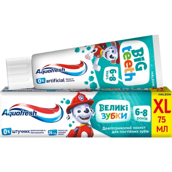 Фото - Зубная паста детская Aquafresh Мои большие зубки 75 мл (5054563205926)