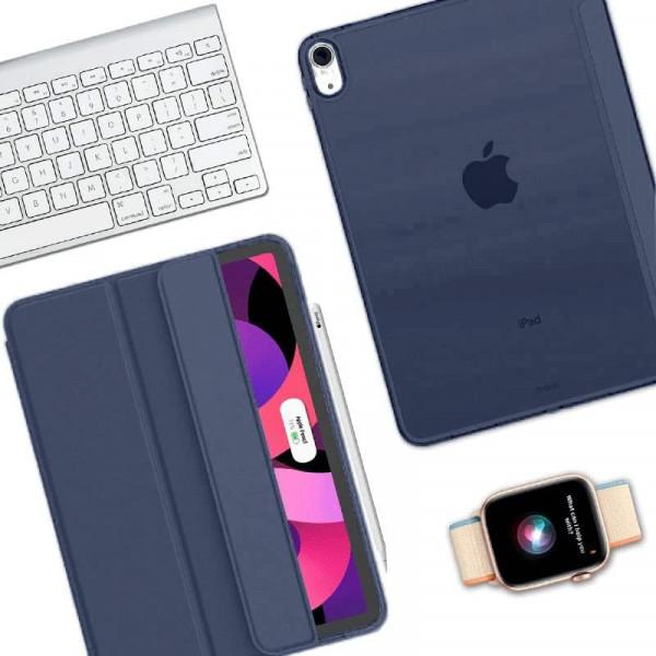Фото - Чехол для планшета BeCover Tri Fold Hard for Apple iPad Air (4/5) 2020/2022 10.9'' Deep Blue (711128)