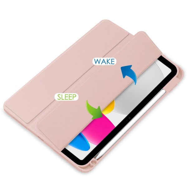 Фото - Чохол для планшета Becover Soft Edge с креплением Apple Pencil для Apple iPad 10.9" (2022/2024)/iPad (А16) 2025 11" Rose Gold (709186)