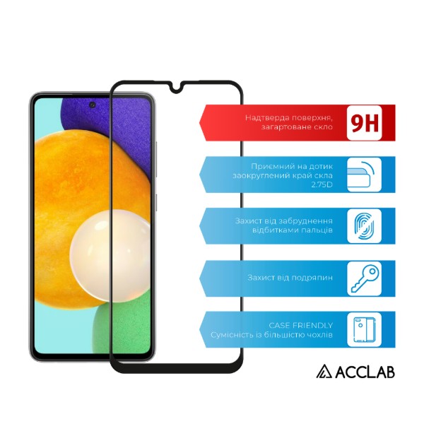 Фото - Захисне скло для смартфону ACCLAB Full Glue for Xiaomi Redmi A3 (1283126591327)