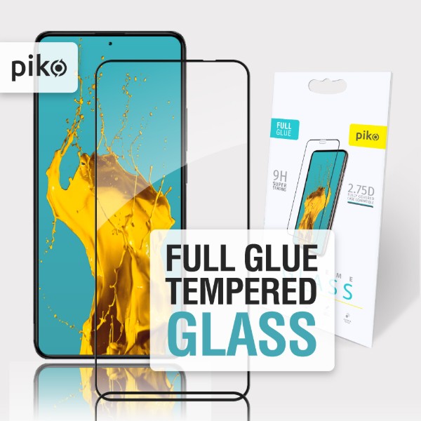 Фото - Защитное стекло для смартфона Piko Full Glue for Xiaomi Redmi K60 Black (1283126589850)
