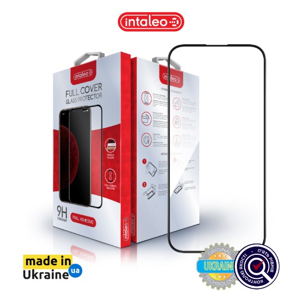 Фото - Защитное стекло для смартфона Intaleo Full Glue for Apple iPhone 16 Black (1283126593789)