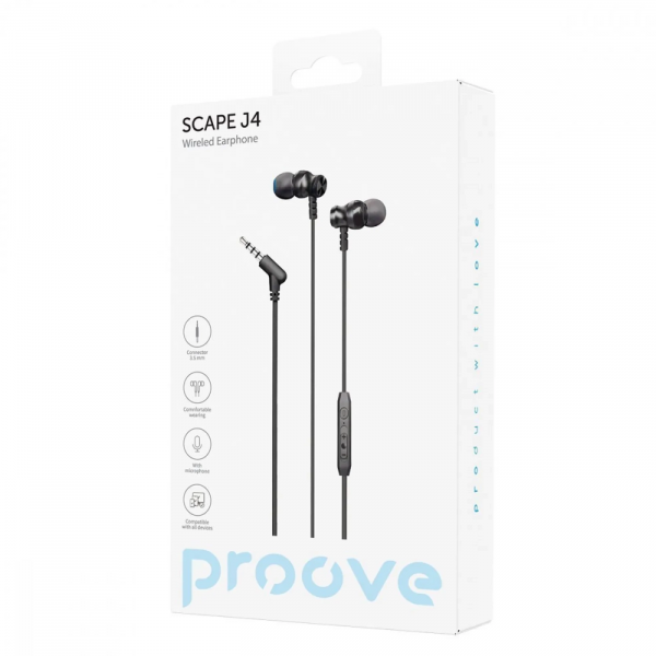 Фото - Навушники вкладиші дротові Proove Scape J4 3.5mm (WESJ40000801)