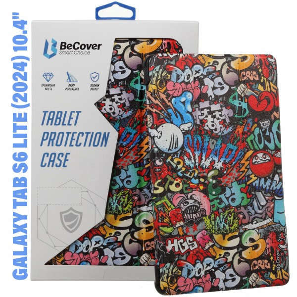 Фото - Чехол для планшета BeCover Smart Case for Samsung Galaxy Tab S6 Lite (2024) 10.4" P620/P625/P627 Graffiti (710828)