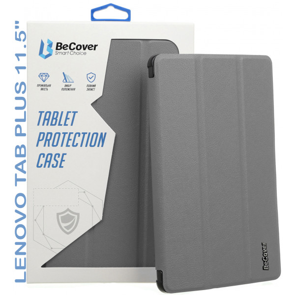 Фото - Чохол для планшету BeCover Smart Case for Lenovo Tab Plus 11.5" Gray (711841)