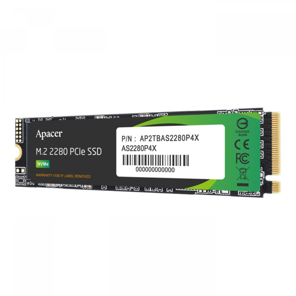 Фото - SSD-накопичувач внутрішній Apacer M.2 2280 256GB PCIe 3.0 x4 3D TLC (AP256GAS2280P4X-1)