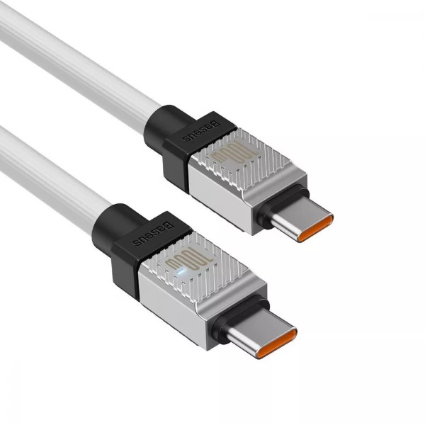 Фото - Кабель Baseus CoolPlay Series Type-C to Type-C 100W 2 m White (CAKW000302)