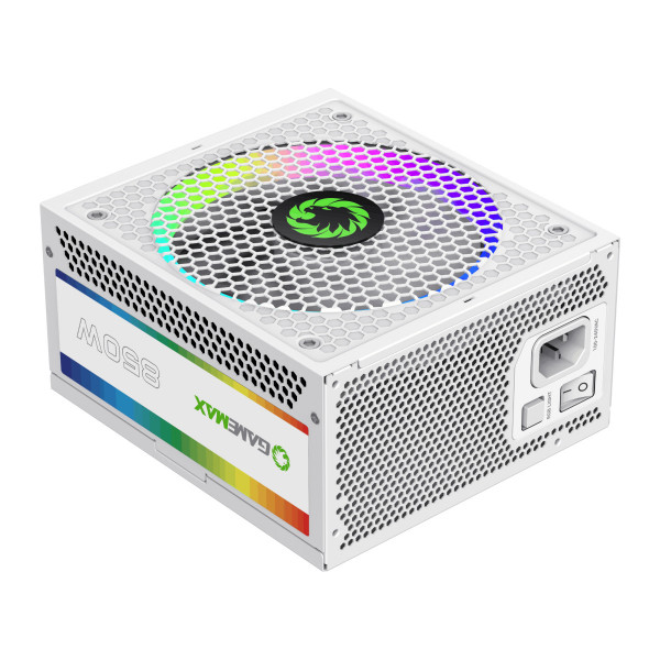 Фото - Блок питания для ПК Gamemax RGB 850 PRO WH (ATX3.1PCIe5.1)