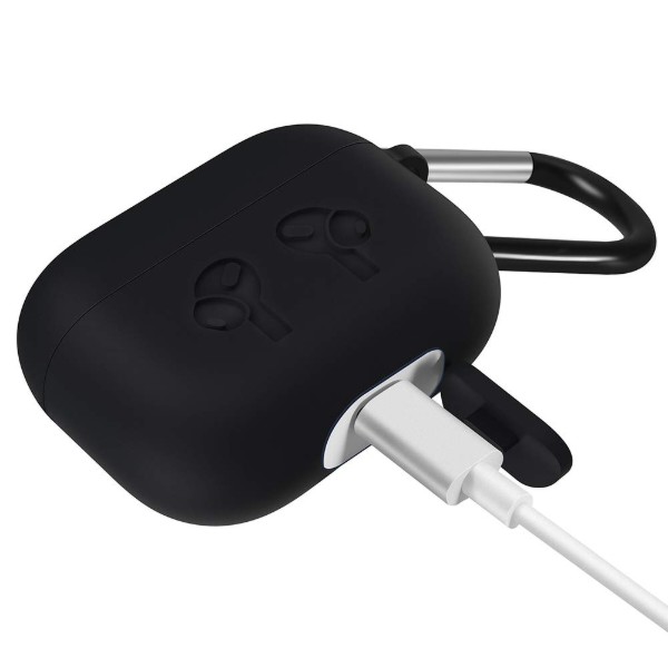 Фото - Чохол для навушників BeCover Silicon Protection for Apple AirPods Pro Black (704493)