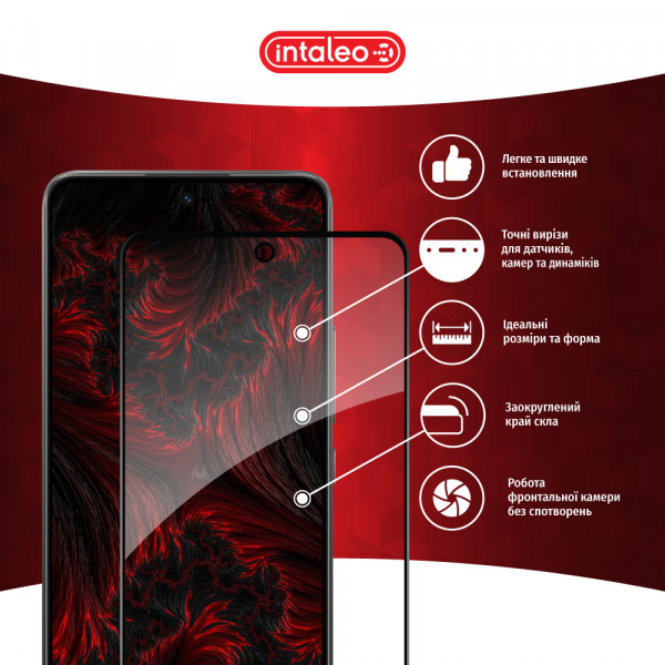 Фото - Захисне скло для смартфону Intaleo Full Glue for Xiaomi 12 Lite Black (1283126559389)